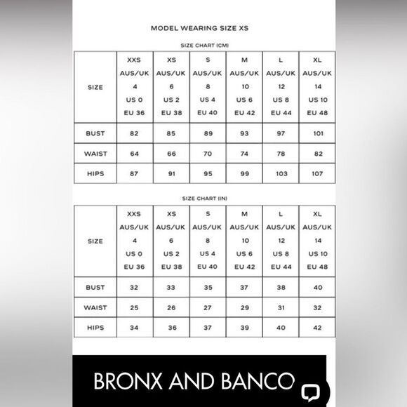 NWOT BRONX AND BANCO Harper Strapless Black and Beige Gown - Picture 16 of 16